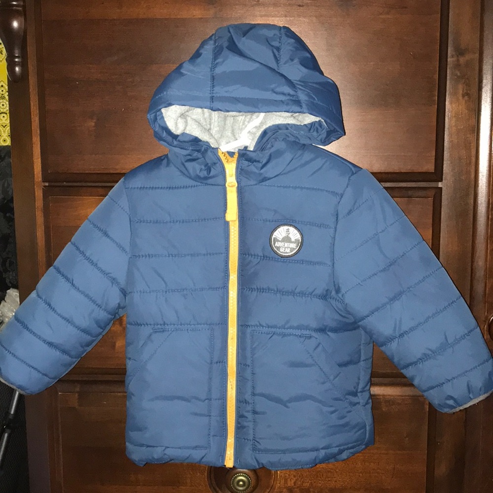 Warm, lined, water resistant jacket with hood